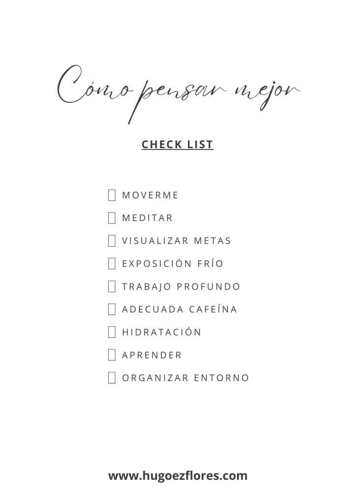 como pensar mejor checklist